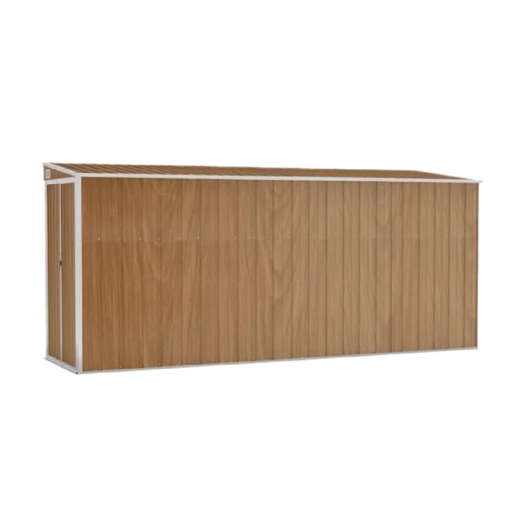 木製収納ボックス - 屋外収納用 - 合板製 - 200 x 75 x 85